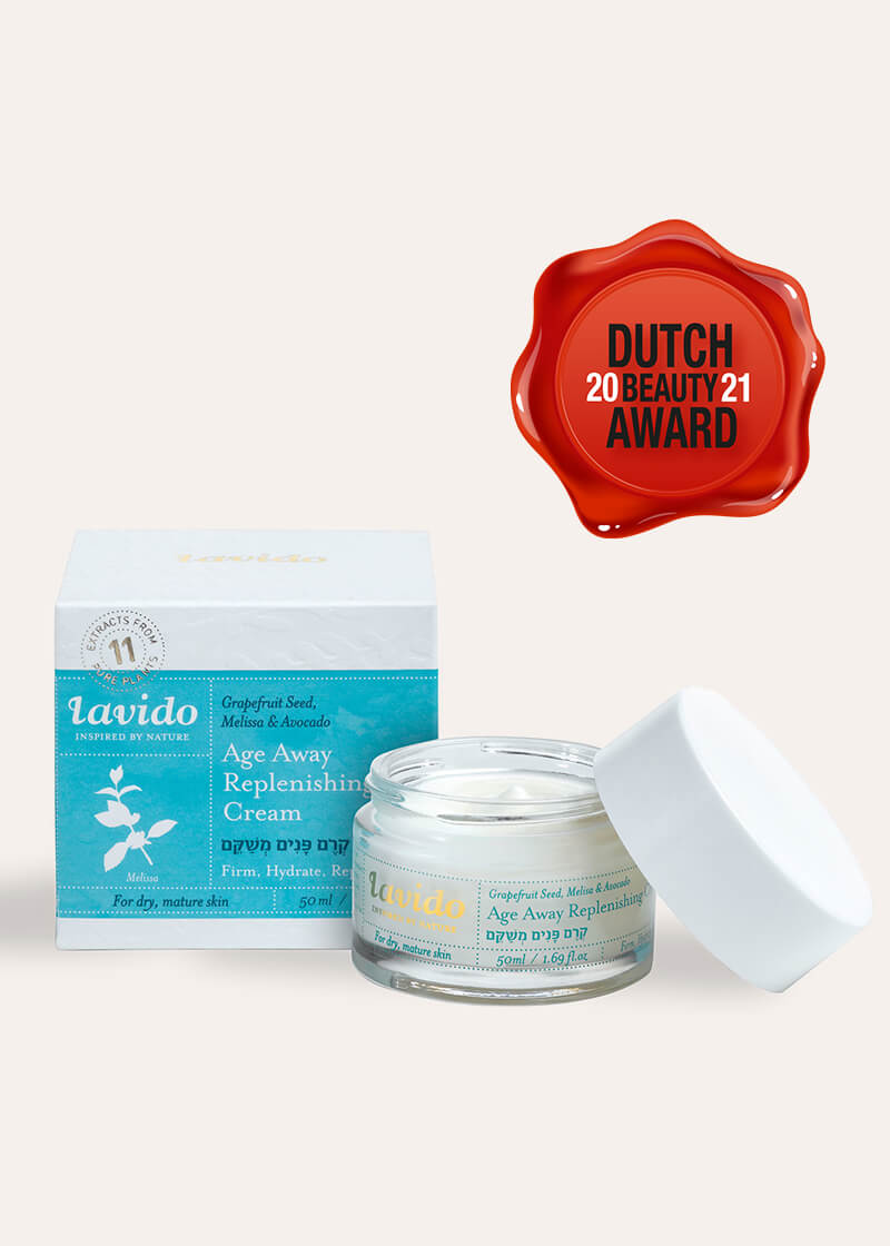 Lavido Age Away Replenishing Cream is nominated for the Dutch Beauty Awards